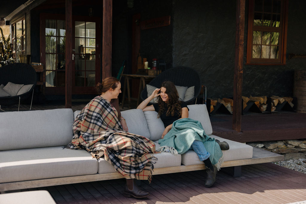 Recycled Wool Blanket - Lake Tekapo