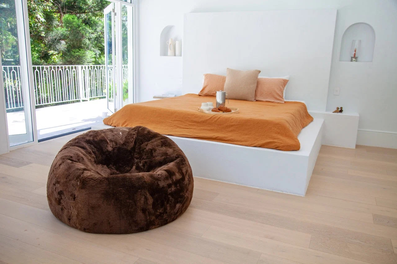 Shorn Wool Bean Bag