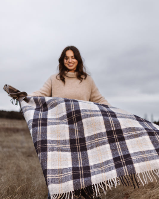 Recycled Wool Blanket - Karapiro