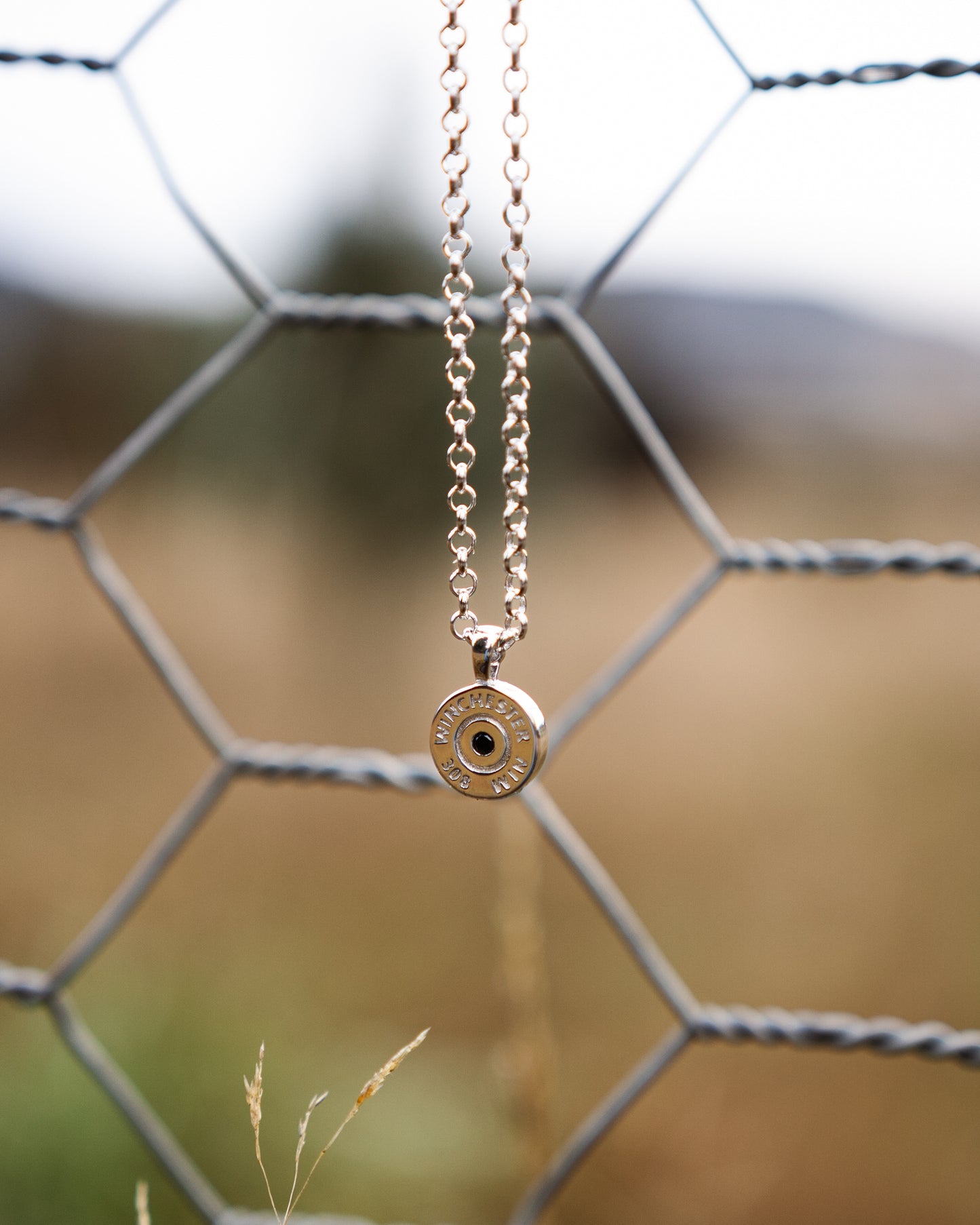 Winchester 308 Bullet Bundle (Necklace and Earrings)
