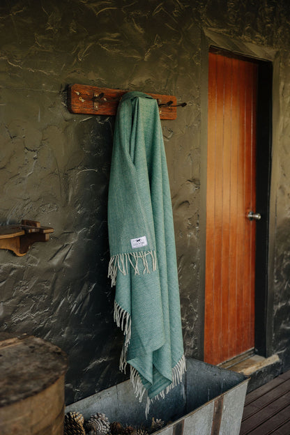 Recycled Wool Blanket - Lake Tekapo