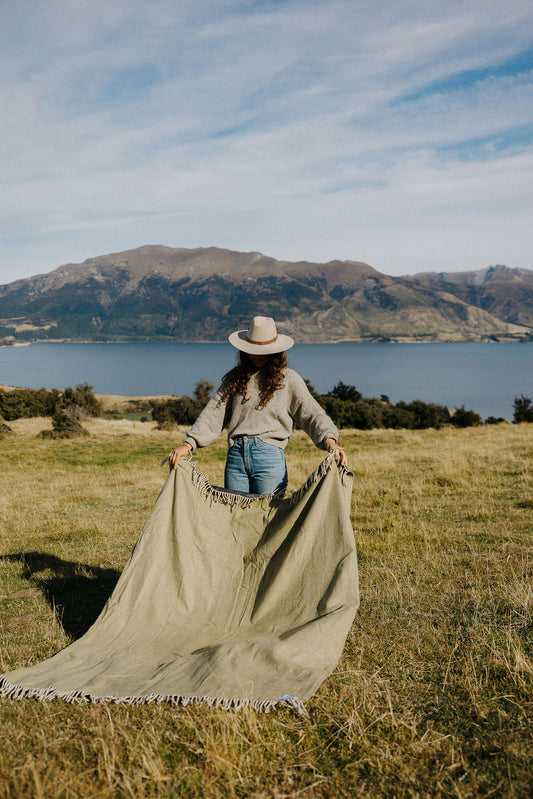 Recycled Wool Blanket - Arrowtown