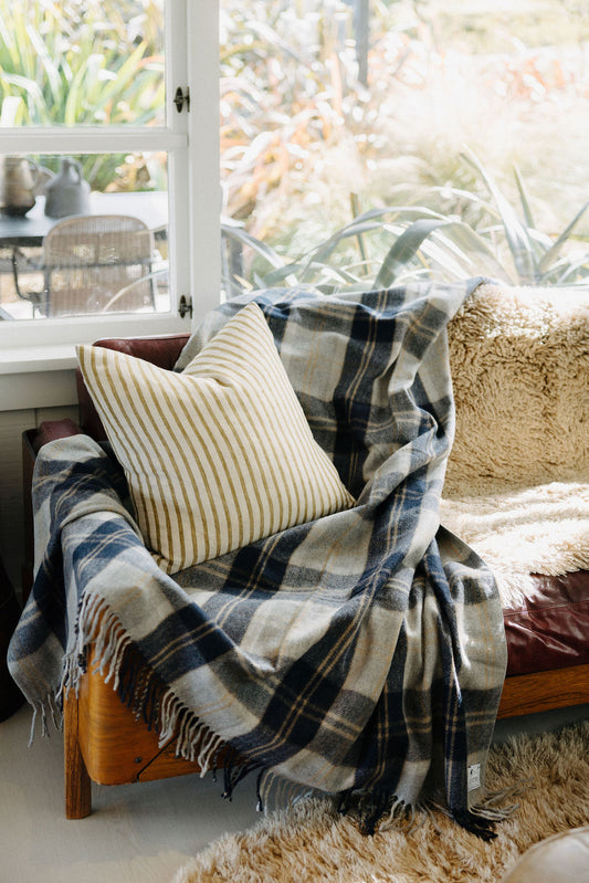 Recycled Wool Blanket - Karapiro