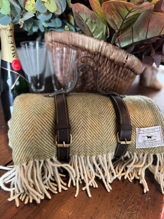 Recycled Wool Picnic Blanket - Arrowtown