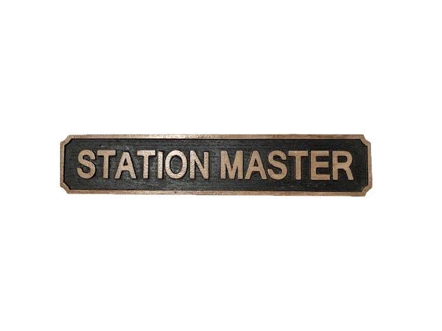 Station Master Sign