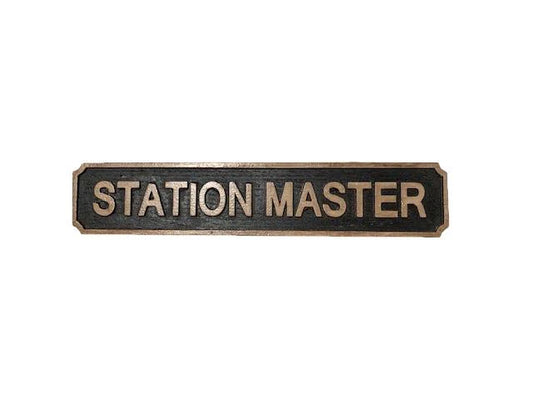 Station Master Sign